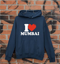 Load image into Gallery viewer, I Love Mumbai Unisex Hoodie for Men/Women-Navy Blue-Ektarfa.online
