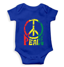 Load image into Gallery viewer, Bob Marley Peace Kids Romper For Baby Boy/Girl-0-5 Months(18 Inches)-Royal Blue-Ektarfa.online
