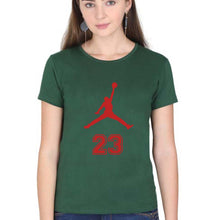 Load image into Gallery viewer, Michael Jordan T-Shirt for Women-Dark Green-Ektarfa.online

