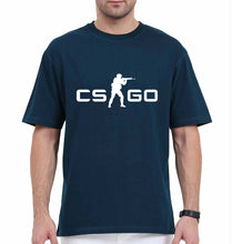 Load image into Gallery viewer, Counter-strike Global Offensive(CS GO) Oversized T-Shirt for Men-Petrol Blue-Ektarfa.online
