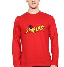 Load image into Gallery viewer, Spiderman Superhero Full Sleeves T-Shirt for Men-Red-Ektarfa.online
