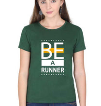 Load image into Gallery viewer, Runner Running T-Shirt for Women-Dark Green-Ektarfa.online
