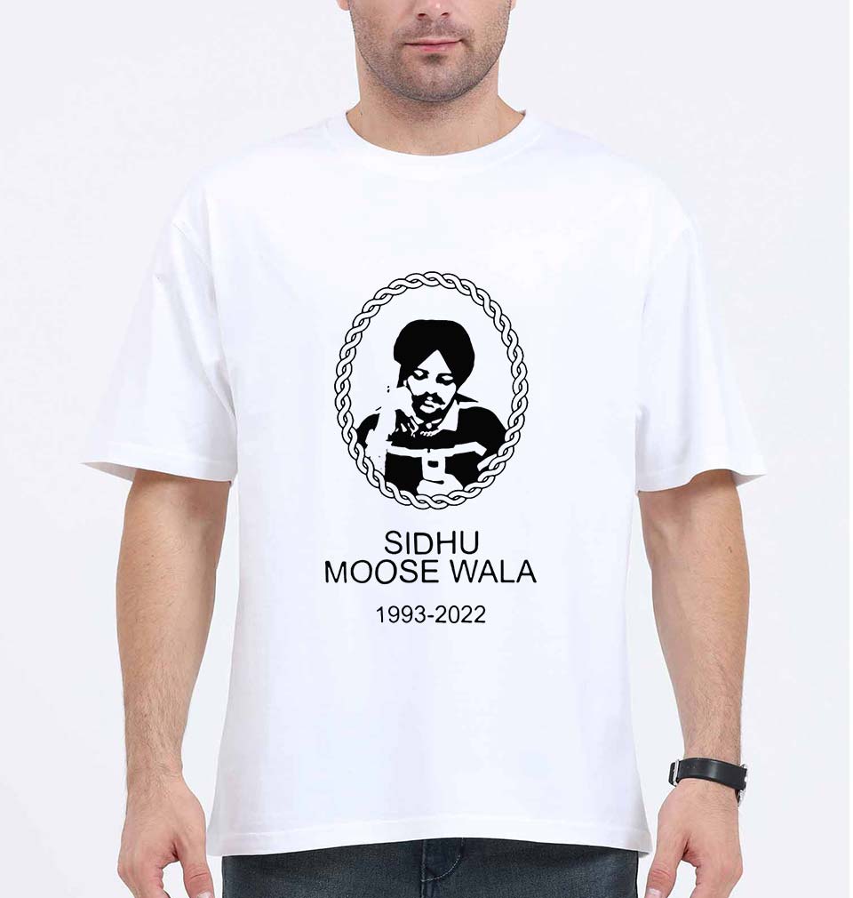 Drake Tribute Sidhu Moose Wala Oversized T-Shirt for Men