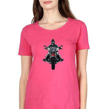 Load image into Gallery viewer, Biker T-Shirt for Women-Pink-Ektarfa.online
