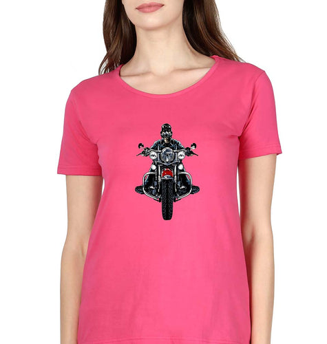 Biker T-Shirt for Women-Pink-Ektarfa.online