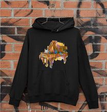 Load image into Gallery viewer, Piano Unisex Hoodie for Men/Women-Black-Ektarfa.online
