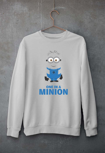 Minion Unisex Sweatshirt for Men/Women-Grey Melange-Ektarfa.online