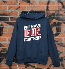 Load image into Gallery viewer, Igor Unisex Hoodie for Men/Women-Navy Blue-Ektarfa.online

