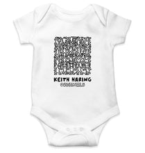 Load image into Gallery viewer, Keith Haring Kids Romper For Baby Boy/Girl-0-5 Months(18 Inches)-White-Ektarfa.online
