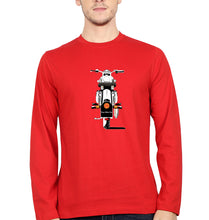 Load image into Gallery viewer, Royal Enfield - Bullet With Number Full Sleeves T-Shirt for Men-Red-Ektarfa.online
