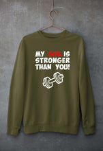 Load image into Gallery viewer, Gym Funny Unisex Sweatshirt for Men/Women-Olive Green-Ektarfa.online
