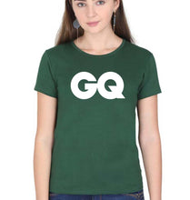 Load image into Gallery viewer, GQ Magazine T-Shirt for Women-Dark Green-Ektarfa.online
