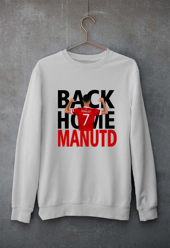 Cristiano Ronaldo CR7 Unisex Sweatshirt for Men/Women-Grey Melange-Ektarfa.online