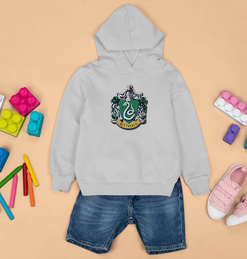 Slytherin Harry Potter Kids Hoodie for Boy/Girl-GREY-Ektarfa.online