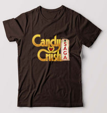 Load image into Gallery viewer, Candy Crush T-Shirt for Men-Coffee Brown-Ektarfa.online
