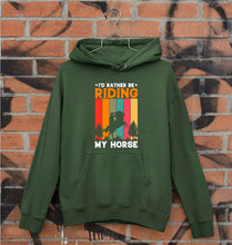 Load image into Gallery viewer, Horse Riding Unisex Hoodie for Men/Women-Dark Green-Ektarfa.online
