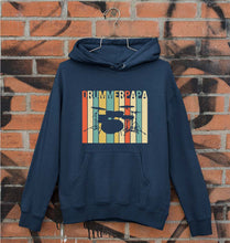 Load image into Gallery viewer, Drummer Papa Unisex Hoodie for Men/Women-Navy Blue-Ektarfa.online
