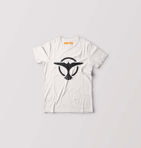 Tiesto Logo Kids T-Shirt for Boy/Girl-White-Ektarfa.online