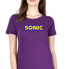 Load image into Gallery viewer, Sonic T-Shirt for Women-Purple-Ektarfa.online
