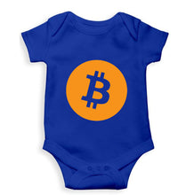 Load image into Gallery viewer, Cryptocurrency Bitcoin Kids Romper For Baby Boy/Girl-Royal Blue-Ektarfa.online
