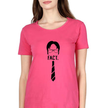 Load image into Gallery viewer, Dwight Schrute T-Shirt for Women-Pink-Ektarfa.online
