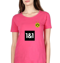 Load image into Gallery viewer, Borussia Dortmund 2021-22 T-Shirt for Women-Pink-Ektarfa.online
