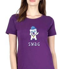 Load image into Gallery viewer, Swag T-Shirt for Women-Purple-Ektarfa.online
