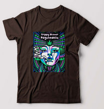 Load image into Gallery viewer, Trippy Stoner Psychedelic T-Shirt for Men-Coffee Brown-Ektarfa.online
