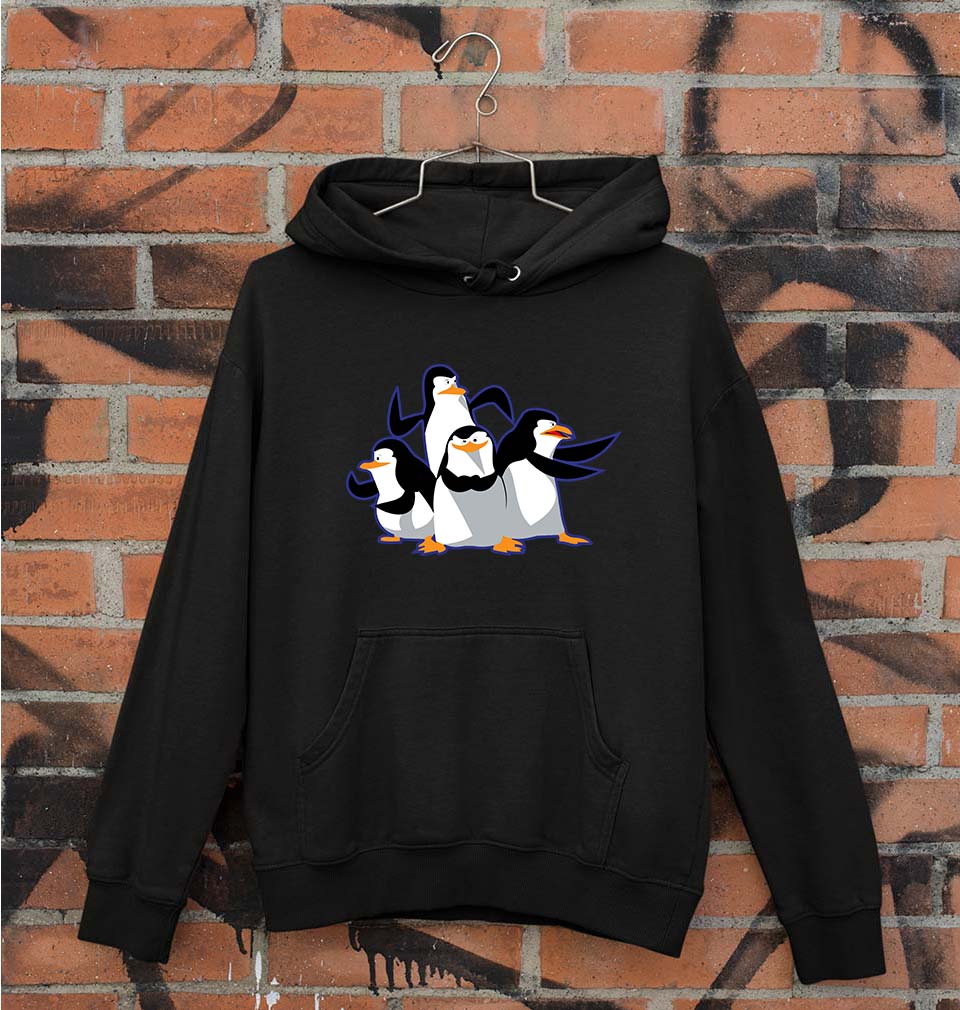 Penguins of Madagascar Unisex Hoodie for Men/Women-Black-Ektarfa.online