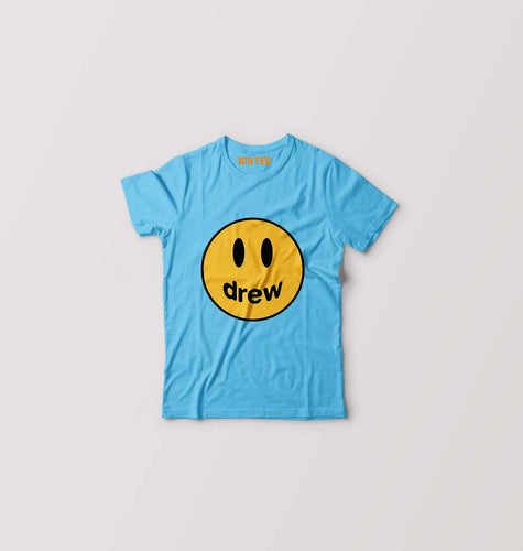 Drew House T-Shirt for Boy/Girl-Light blue-Ektarfa.online
