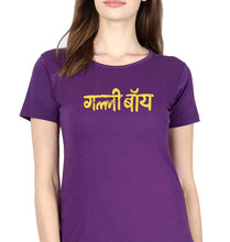 Load image into Gallery viewer, Gully Boy T-Shirt for Women-Purple-Ektarfa.online

