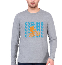 Load image into Gallery viewer, Cycling Full Sleeves T-Shirt for Men-Grey Melange-Ektarfa.online
