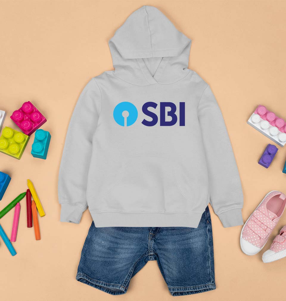 State Bank of India(SBI) Kids Hoodie for Boy/Girl-Grey-Ektarfa.online