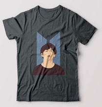 Load image into Gallery viewer, V-BTS(K-Pop) T-Shirt for Men-Steel Grey-Ektarfa.online
