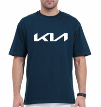 Load image into Gallery viewer, Kia Oversized T-Shirt for Men-Petrol Blue-Ektarfa.online
