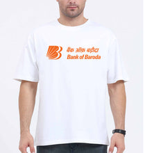 Load image into Gallery viewer, Bank of Baroda Oversized T-Shirt for Men-White-Ektarfa.online
