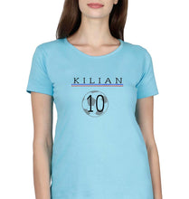 Load image into Gallery viewer, Kylian Mbappé T-Shirt for Women-Light Blue-Ektarfa.online
