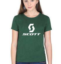 Load image into Gallery viewer, Scott Sports T-Shirt for Women-Dark Green-Ektarfa.online
