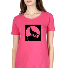 Load image into Gallery viewer, Wolf T-Shirt for Women-Pink-Ektarfa.online
