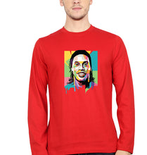 Load image into Gallery viewer, Ronaldinho Full Sleeves T-Shirt for Men-red-Ektarfa.online
