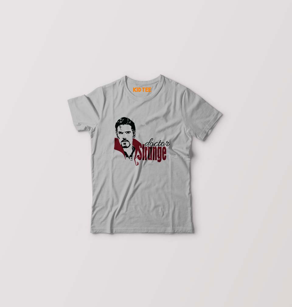 Doctor Strange Superhero Kids T-Shirt for Boy/Girl-Grey-Ektarfa.online