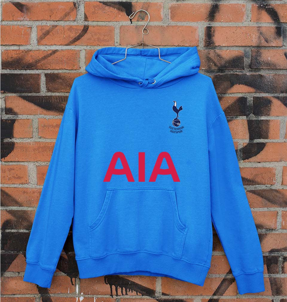 Tottenham Hotspur F.C. 2021-22 Unisex Hoodie for Men/Women-Royal Blue-Ektarfa.online