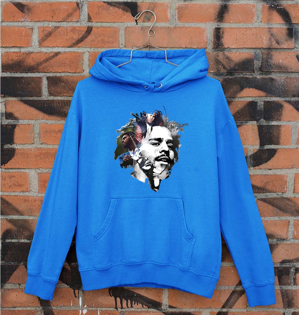 J. Cole Unisex Hoodie for Men/Women-Royal Blue-Ektarfa.online