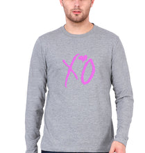 Load image into Gallery viewer, The Weeknd XO Full Sleeves T-Shirt for Men-Grey Melange-Ektarfa.online

