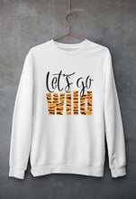 Load image into Gallery viewer, Lets Go Wild Unisex Sweatshirt for Men/Women-White-Ektarfa.online

