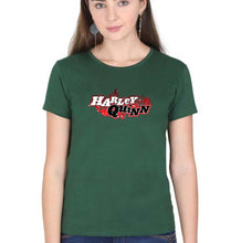 Load image into Gallery viewer, Harley Quinn T-Shirt for Women-Dark Green-Ektarfa.online
