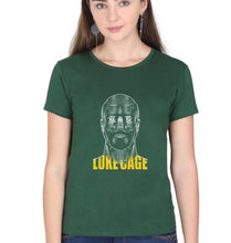 Load image into Gallery viewer, Luke Cage T-Shirt for Women-Dark Green-Ektarfa.online
