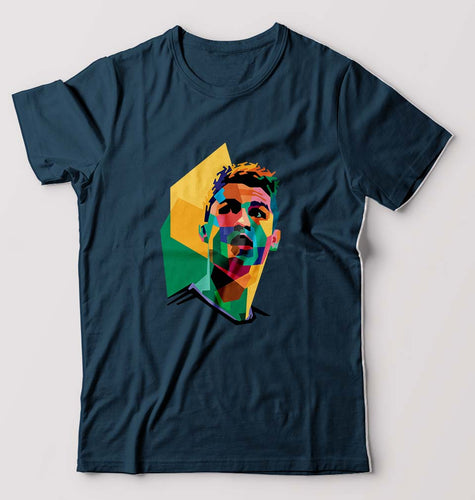 Cristiano Ronaldo CR7 T-Shirt for Men-Petrol Blue-Ektarfa.online