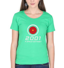 Load image into Gallery viewer, 2001 A Space Odyssey T-Shirt for Women-flag green-Ektarfa.online
