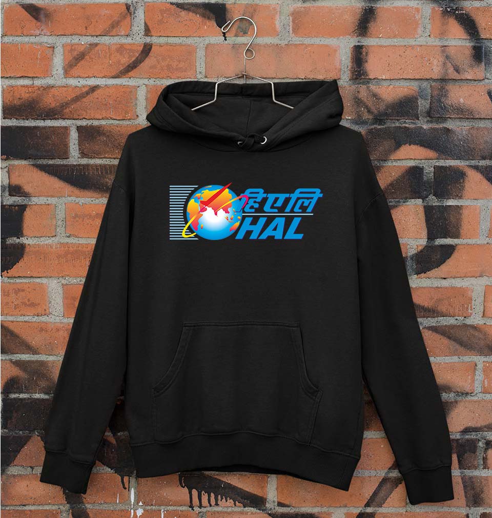 Hindustan Aeronautics Limited (HAL) Unisex Hoodie for Men/Women-Black-Ektarfa.online